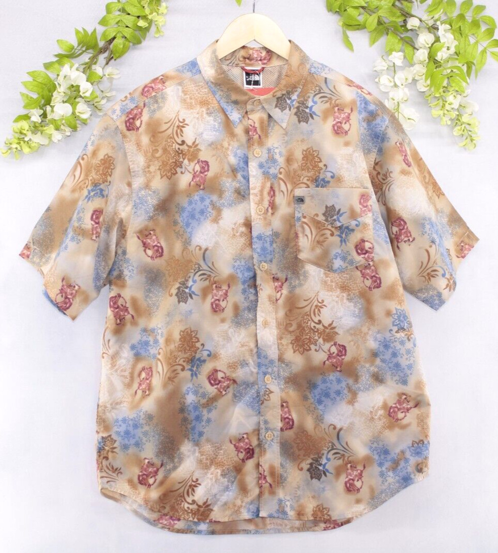 The North Face NWT Sz M Shirt Lightweight Shirt Wild Horses Retro Revival